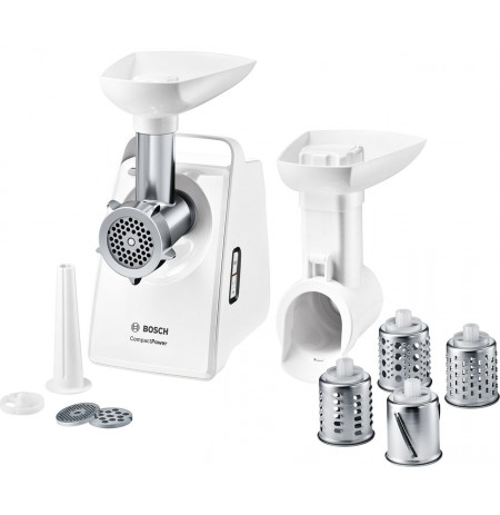 Shaver for grinding meat BOSCH MFW3X14W (2000W, white color)
