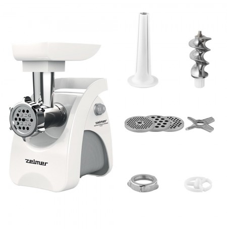 Zelmer ZMM9801B mincer 2200 W Stainless steel, White