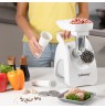 Zelmer ZMM9801B mincer 2200 W Stainless steel, White