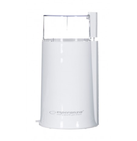 Grinder for coffee Esperanza Espresso EKC001W (160W, impact, white color)