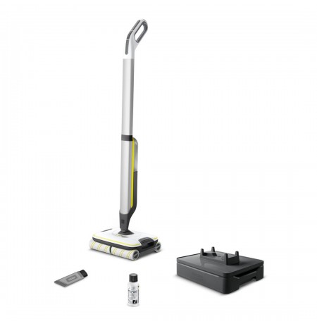 Kärcher FC 7 CORDLESS Electric broom Battery Wet Bagless Black, White, Yellow 2.85 Ah