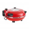Pizza oven TEESA SUPREME, 1200 W, 32 cm, window, removable stone, dual heating control
