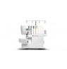 SINGER S0105 sewing machine Overlock sewing machine Electric