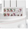 Overlock Singer 14T968 sewing machine, electric current, white