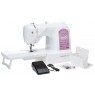 Singer 6699 sewing machine, electronic, white, pink
