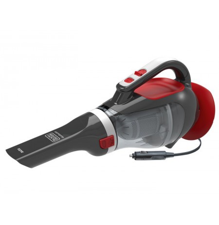 Vacuum cleaner car BLACK+DECKER ADV1200-XJ (12W, red and grey color)