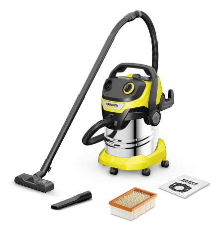 Kärcher WD 5 S V-25/5/22 Stainless steel, Black, Yellow 25 L 1100 W