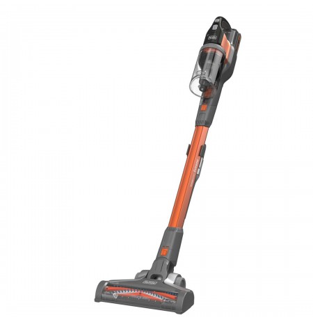 Black and Decker BHFEV182C-QW stick vacuum/electric broom 2-in-1 stick vacuum Battery Dry Bagless Orange, Titanium 2 Ah
