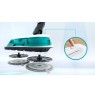 Cordless 2-in-1 hoover, vacuuming and mopping Unlimited 7 ProHygienic Aqua White