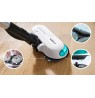 Cordless 2-in-1 hoover, vacuuming and mopping Unlimited 7 ProHygienic Aqua White