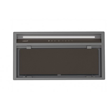 CATA Hood GCX 53 SD Canopy, Energy efficiency class A, Width 53 cm, 750 m3/h, Touch Control, LED, Stainless steel/Gray glass