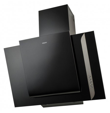 Cooker hood chimney AKPO WK-4 GRAND 60 CZARNY ECO (410,8 m3/h, 600mm, black color)