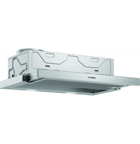 Bosch Serie 2 DFM064W54 cooker hood Semi built-in (pull out) Metallic, Silver 388 m3/h B