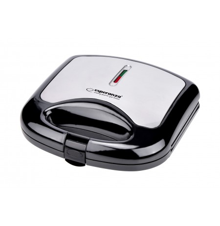 Toaster for sandwiches Esperanza ASIAGO EKT011 (1000W, black and silver color)