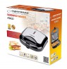 Toaster for sandwiches Esperanza ASIAGO EKT011 (1000W, black and silver color)