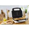 Tefal Snack XL SW7011 sandwich maker 850 W White, Stainless steel