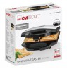 Clatronic ST 3778 sandwich maker 750 W Black,Stainless steel