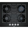 Bosch Serie 4 PNP6B6B90 hob Black Built-in 60 cm Gas 4 zone(s)