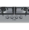 Plate gas BOSCH PGH6B5B90 (4 fields, steel color)