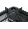 Plate gas BOSCH PGH6B5B90 (4 fields, steel color)