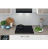 Indesit IB 65B60 NE Black Built-in 59 cm Zone induction hob 4 zone(s)