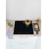 Indesit IB 65B60 NE Black Built-in 59 cm Zone induction hob 4 zone(s)