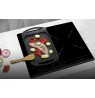 Indesit IB 65B60 NE Black Built-in 59 cm Zone induction hob 4 zone(s)