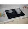 Indesit IB 65B60 NE Black Built-in 59 cm Zone induction hob 4 zone(s)