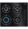 Gas cooktop Electrolux  EGG6407K (4 fields, black color)