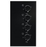 Gas cooktop Electrolux  EGG6407K (4 fields, black color)