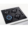 Gas cooktop Electrolux  EGG6407K (4 fields, black color)