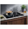 Gas cooktop Electrolux  EGG6407K (4 fields, black color)