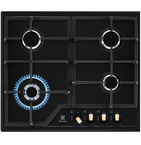 Gas cooktop Electrolux  EGS6436RK (4 fields, Black)