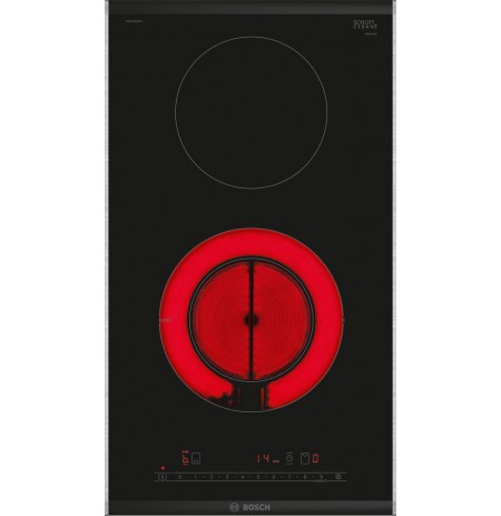 Bosch Serie 6 PKF375FP2E hob Black Built-in 30 cm 2 zone(s)