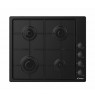 Candy CHW6LBB Black Built-in 60 cm Gas 4 zone(s)