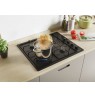 Candy CHW6LBB Black Built-in 60 cm Gas 4 zone(s)