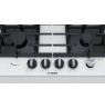 Gas cooktop BOSCH  PPP6A2M90 (4 fields, white color)