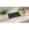 Gas cooktop BOSCH  PPS9A6B90 (5 fields, black color)
