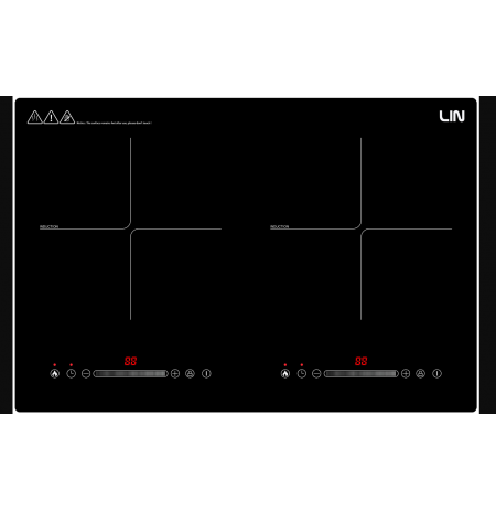 Induction hob LIN LI2H-180 cable with plug 1.2m 3200 W