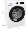 Gorenje G400 Freestanding Washing Machine, 8 kg, 1400 rpm WPNEI84SBSWIFI/PL