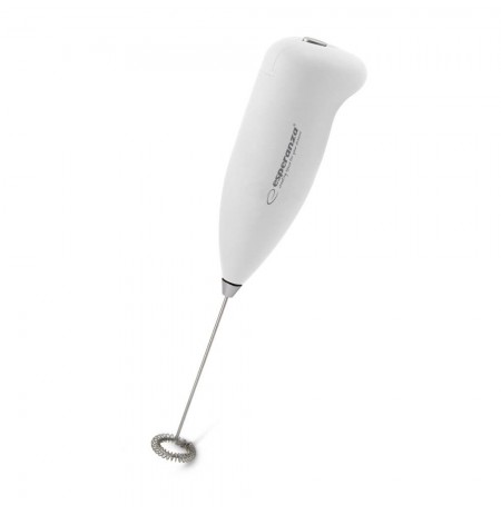 Frother hand for milk Esperanza Latte EKF001W (white color)