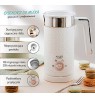 Adler AD 4494 milk frother/warmer Automatic Metallic, White