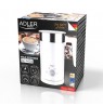 Adler AD 4494 milk frother/warmer Automatic Metallic, White