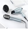 BaByliss Hydro-Fuison Hydro Fusion Air Styler Hot air brush Warm Aqua color, Black, Metallic 700 W 98.4" (2.5 m)