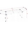 PROMIS MONZA laundry dryer, extendable + 2 large wings