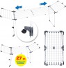 PROMIS MONZA laundry dryer, extendable + 2 large wings