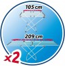 CLOTHES DRYING RACK VILEDA DOBLE