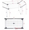 PROMIS MILANO clothes dryer, extendable, additional 4 wings