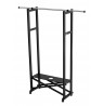 ARREDAMENTI ELIOS Clothes rack - 37 x 78 cm, Black