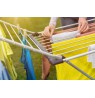 Vileda 157336 laundry drying rack/line Floor-standing rack Black, Stainless steel
